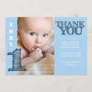 Search for 1st birthday thank you cards Blue