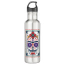 Search for day of the dead water bottles Colourful