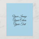 Search for blank flyers Create your own