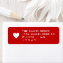 Search for wedding heart return address labels Minimal
