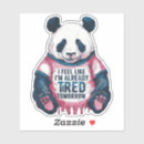 Search for funny panda stickers Tired