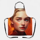 Search for blue eyes aprons Black