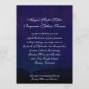 Search for under the stars wedding invitations Evening