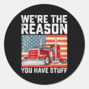 Search for semi truck stickers Usa