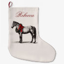 Search for equestrian christmas stockings Horse