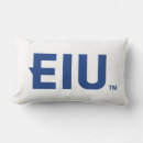 Search for college logo pillows Eiu academic branding