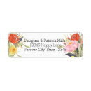 Search for red and yellow return address labels Garden