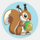 Search for cartoon squirrel stickers Animal