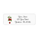 Search for nostalgia return address labels Red