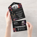 Recherche de de goth mariage invitations Foncé