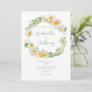 Recherche de jonquille mariage invitations Floral