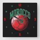 Recherche de le maroc horloges Drapeau