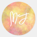 Search for coral pink stickers Initials