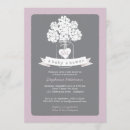 Search for purple hydrangea invitations Girl
