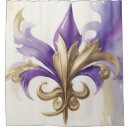 Search for fleur de lis shower curtains Purple