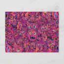 Search for psychedelics postcards Psychedelic cat