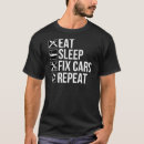 Recherche de mécanicien automobile tshirts Texte