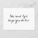 Search for funny wedding rsvp cards Black and white