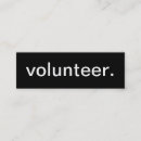 Search for volunteer business cards Charity