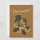Search for nut with squirrel invitations Squirrels