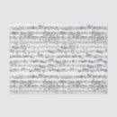 Search for musical note tissue paper White