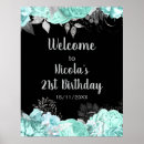 Recherche de 21ème anniversaire posters Élégant