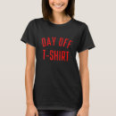 Search for day off tshirts Red