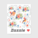 Search for colorful birds stickers Animals