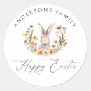 Search for happy easter wreath stickers Watercolor