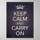 Search for crown keep calm carry on posters Vintage