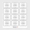 Search for small clear stickers Transparent