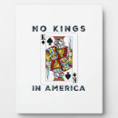 Search for political plaques No kings in america