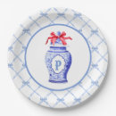Search for chinoiserie plates Blue and white