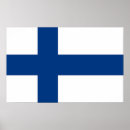 Recherche de drapeau de la finlande posters Patriotique