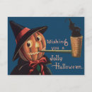 Search for witch pumpkin postcards Vintage halloween