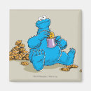 Recherche de cookie monster sesame street magnets Biscuit rue sésame