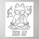 Search for cat zen posters Calm