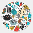 Search for monster character stickers Cartoon animal
