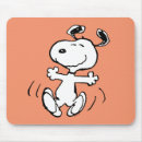 Recherche de chien bande dessinée tapis souris Snoopy
