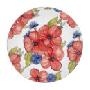 Search for red poppies cutting boards Nature