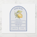 Search for limoncello bottle labels Modern