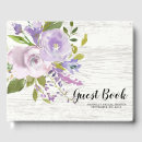 Search for bridal shower guest books Purple