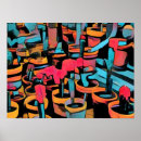 Recherche de stylisée posters Turquoise