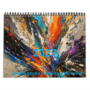 Recherche de peinture abstraite calendriers Artistique