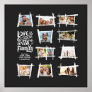 Recherche de noël noir et blanc posters Family