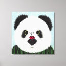 Search for panda canvas prints Cute panda bear