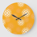 Search for flower pattern clocks Groovy