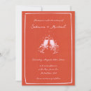 Search for champagne glasses wedding invitations Hand drawn