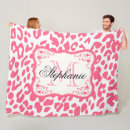 Search for pink leopard blankets Trendy
