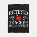 Search for teacher retirement blankets End of school year